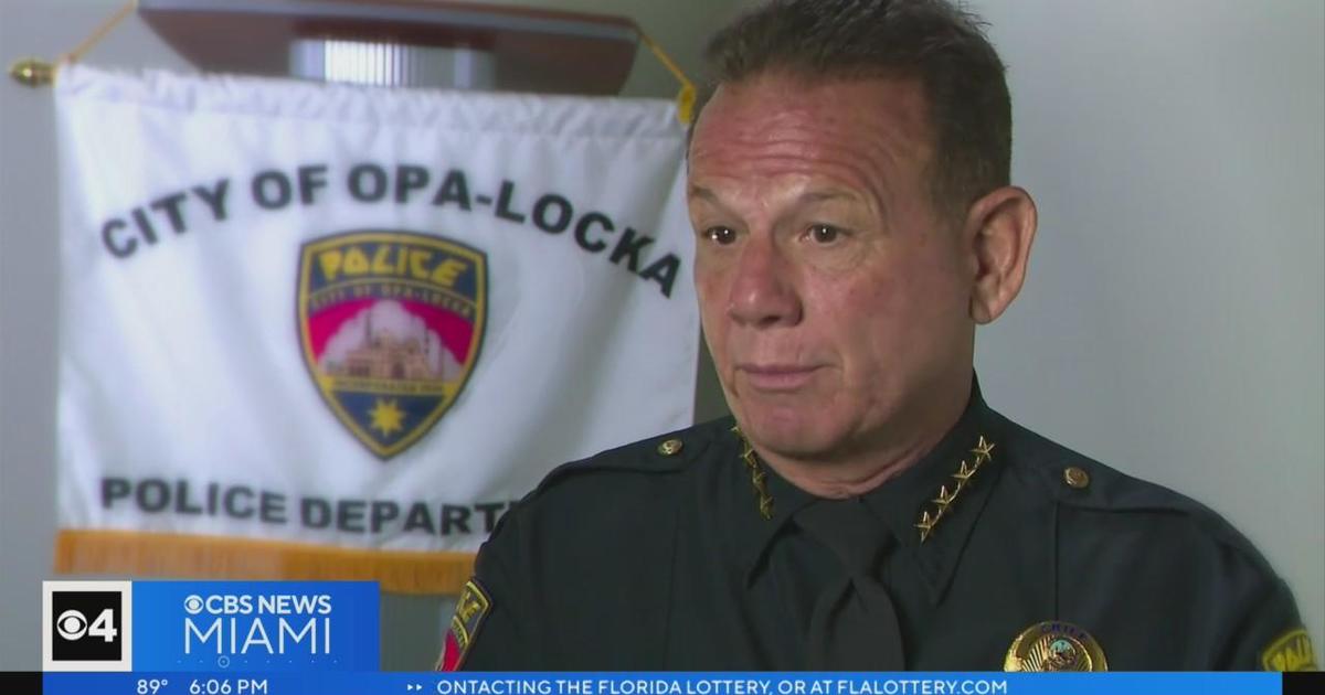 Opa-locka Police Chief Scott Israel reflects on job one year later - CBS Miami