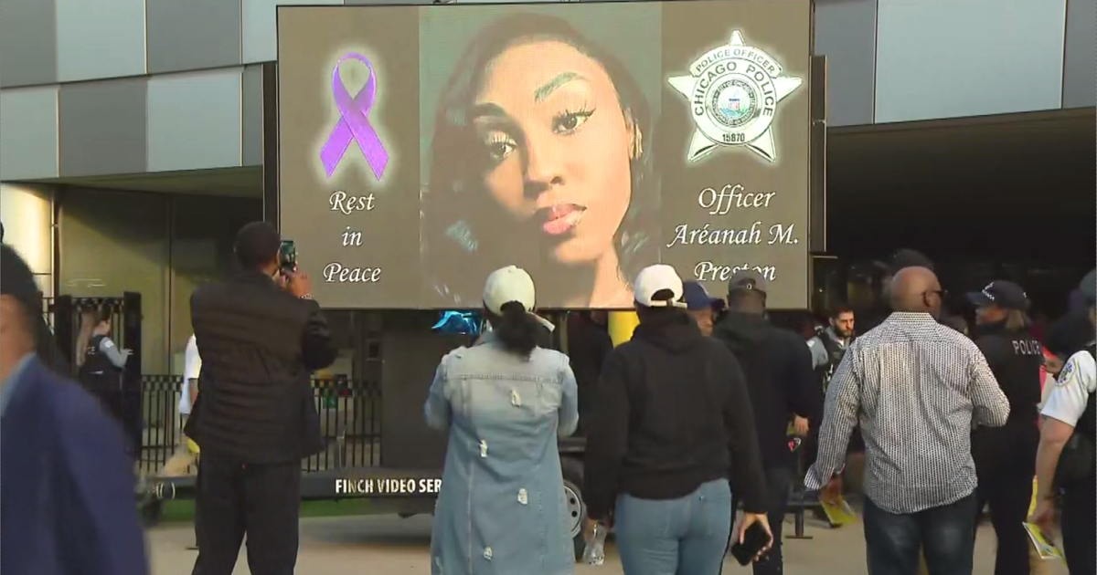 Procession, Vigil Held For Fallen CPD Officer Areanah Preston - CBS Chicago