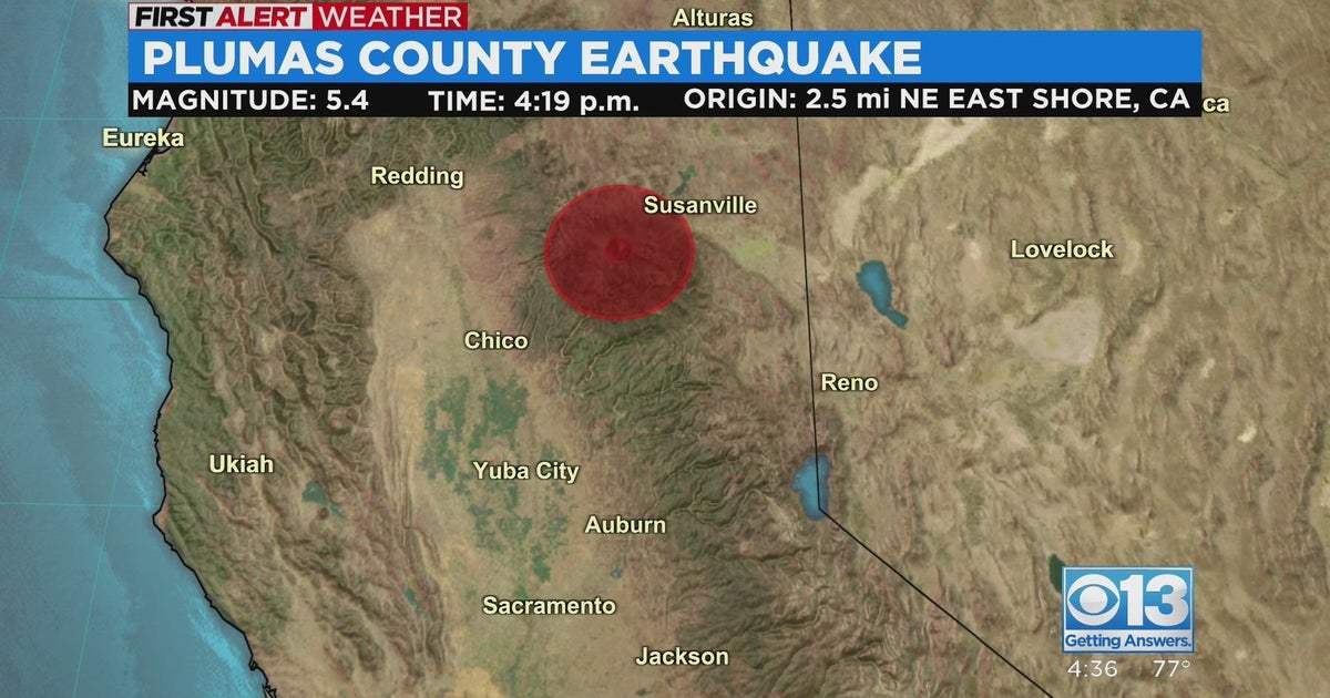 Preliminary 5.4-magnitude earthquake hits near Lake Almanor, felt all over Sacramento Valley