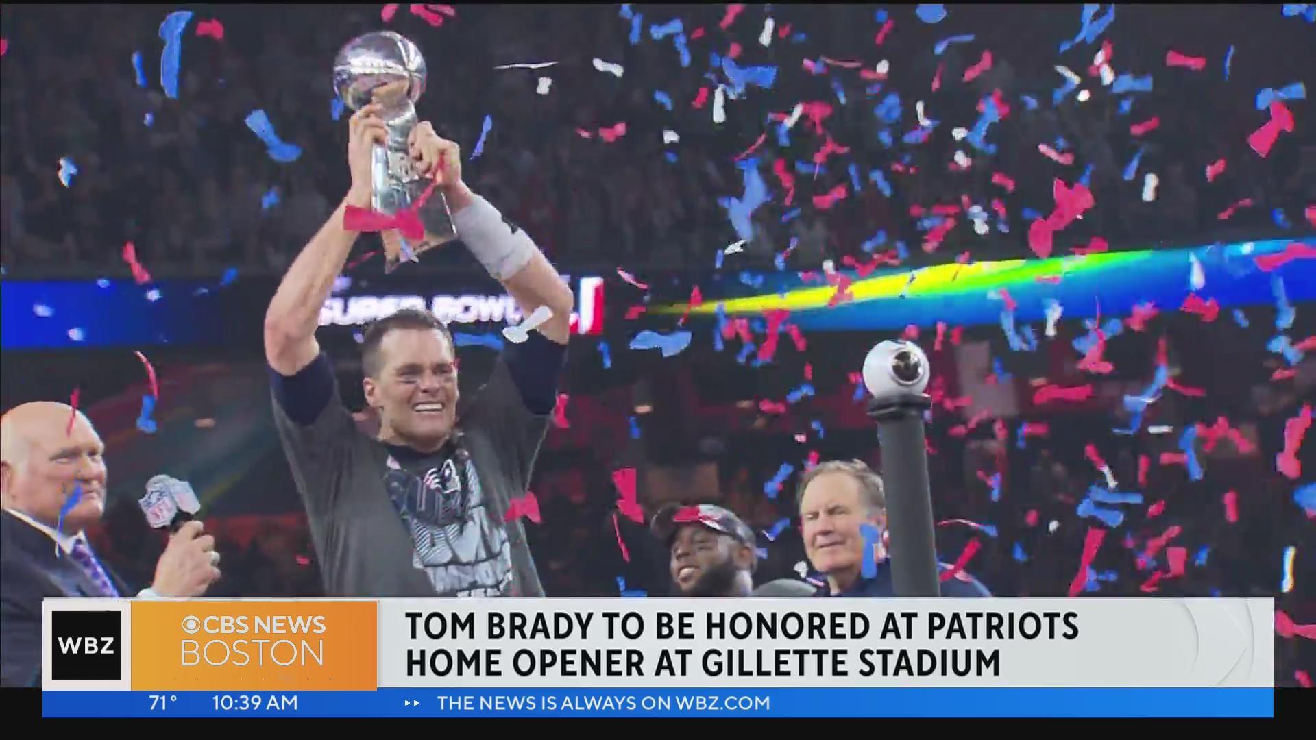 New England Patriots to honor Tom Brady at 2023 home opener - CBS