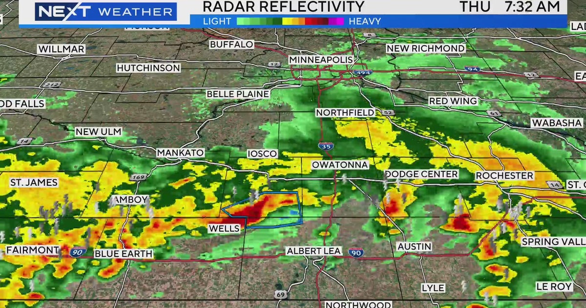 Flash flooding reported in parts of Minnesota Thursday morning - CBS ...