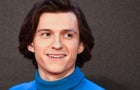 Tom Holland at the premiere of his movie "Uncharted" 