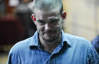 Dutch national Joran van der Sloot arrives for a hearing at the Lurigancho prison in Lima, Peru, on January 11, 2011. 