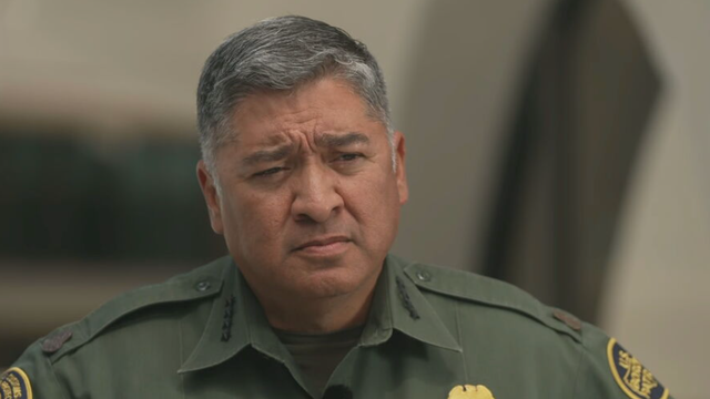 Border Patrol Chief Raul Ortiz in an interview with CBS News on Thursday, May 11, 2023. 