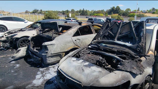 Cars Burned in eBART Parking Lot in Antioch 