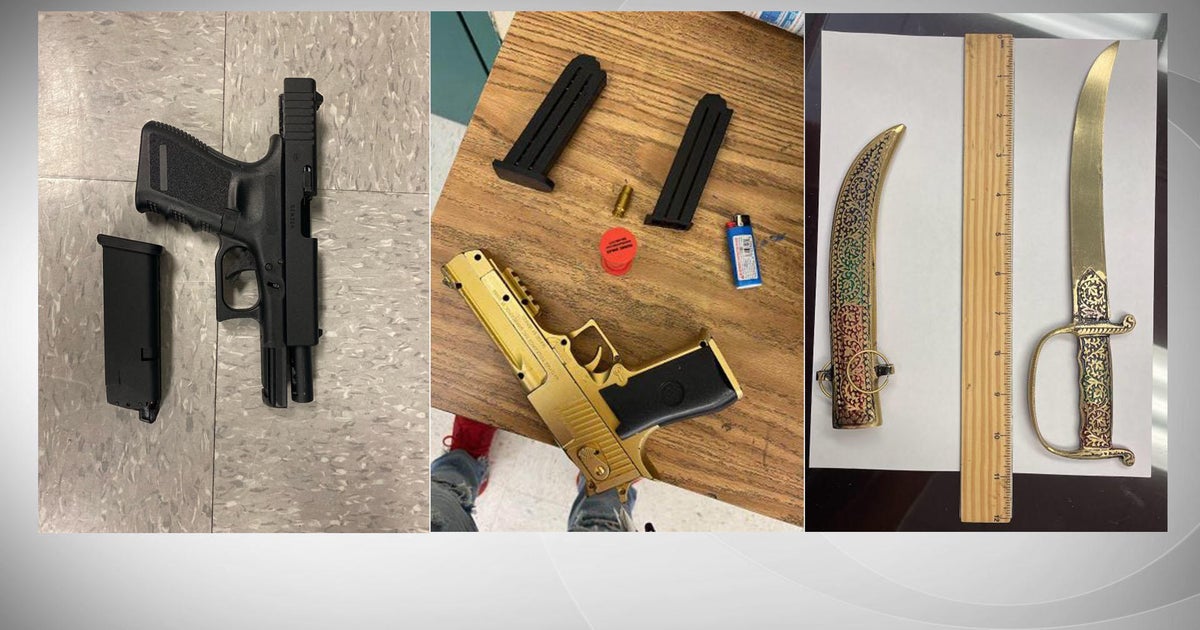 Weapons discovered in backpacks at 3 distinctive Broward educational institutions