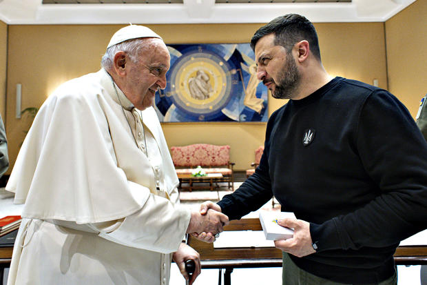 Pope Francis Meets Ukrainian President Volodymyr Zelenskyy 