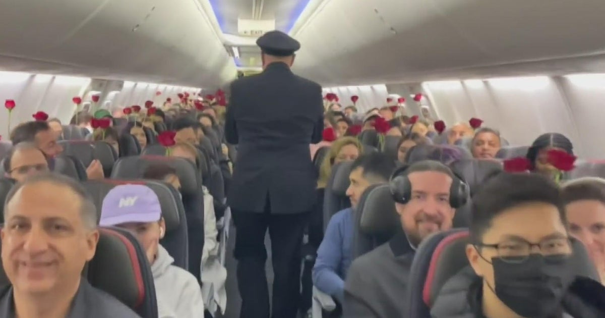'Cabin of roses' on plane for Mother's Day CBS Chicago