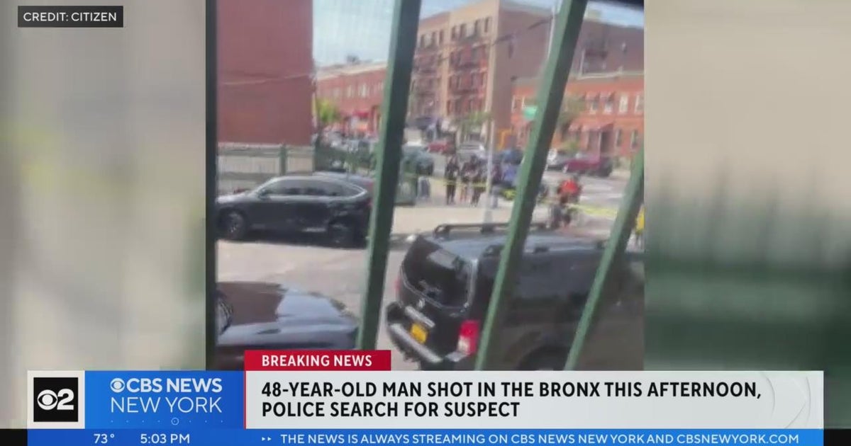 Man, 48, shot in the Bronx; NYPD searching for suspect - CBS New York