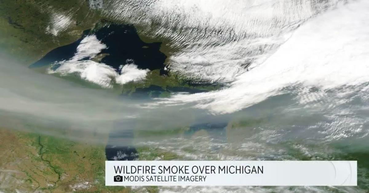 Wildfire Smoke From Canada Moving Through Michigan Skies - CBS Detroit