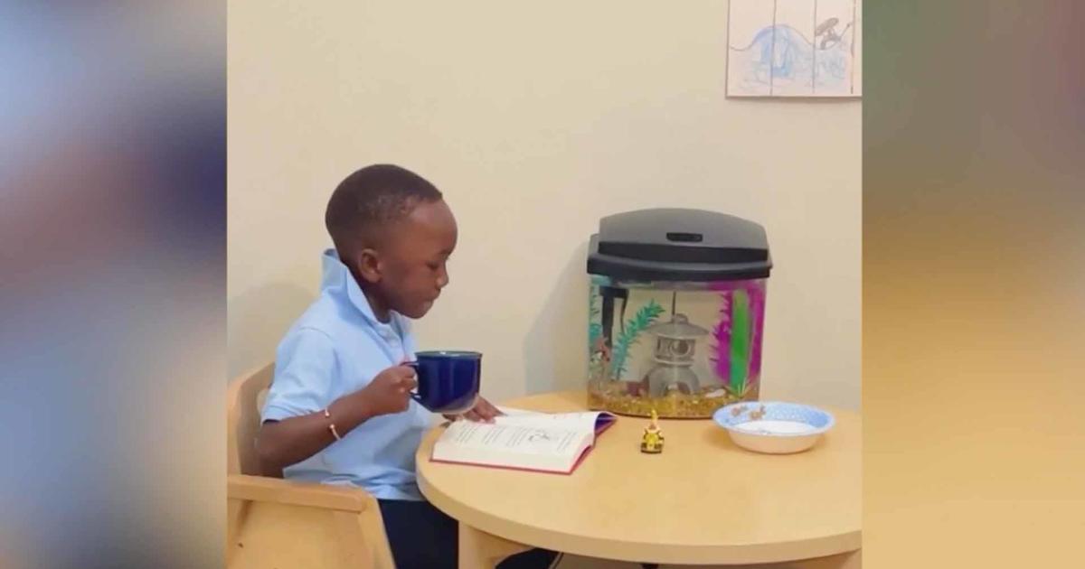 6-year-old's morning routine goes viral