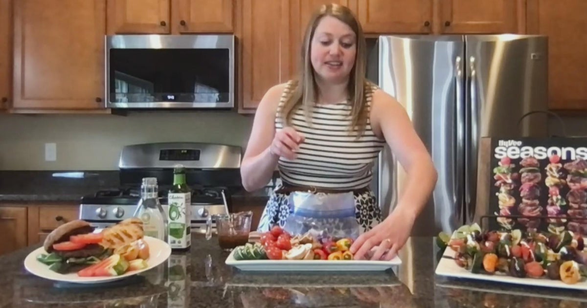 It's grilling season Try these fajita veggie kabobs from HyVee CBS