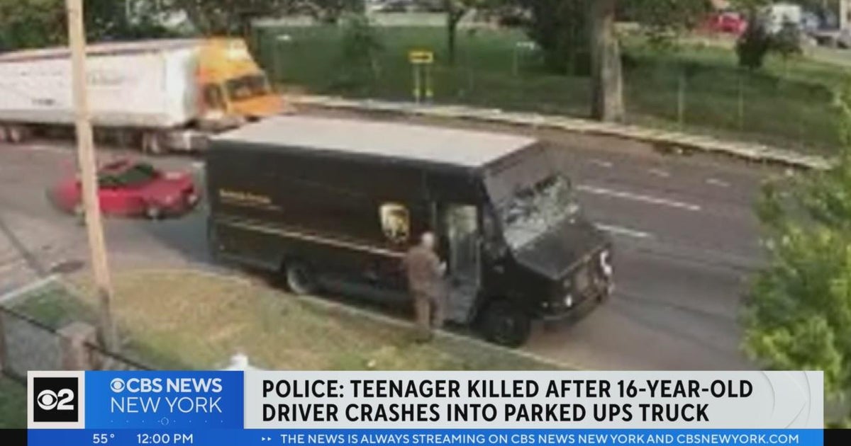 14-year-old killed in Queens chain-reaction crash - CBS New York