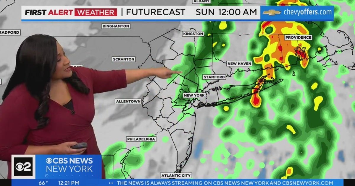 First Alert Weather: Tracking rain this weekend - CBS New York