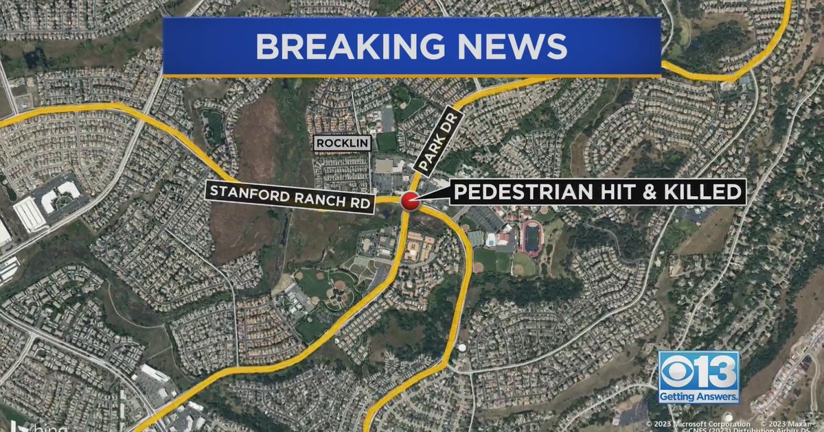 Man hit, killed by vehicle on busy Rocklin street