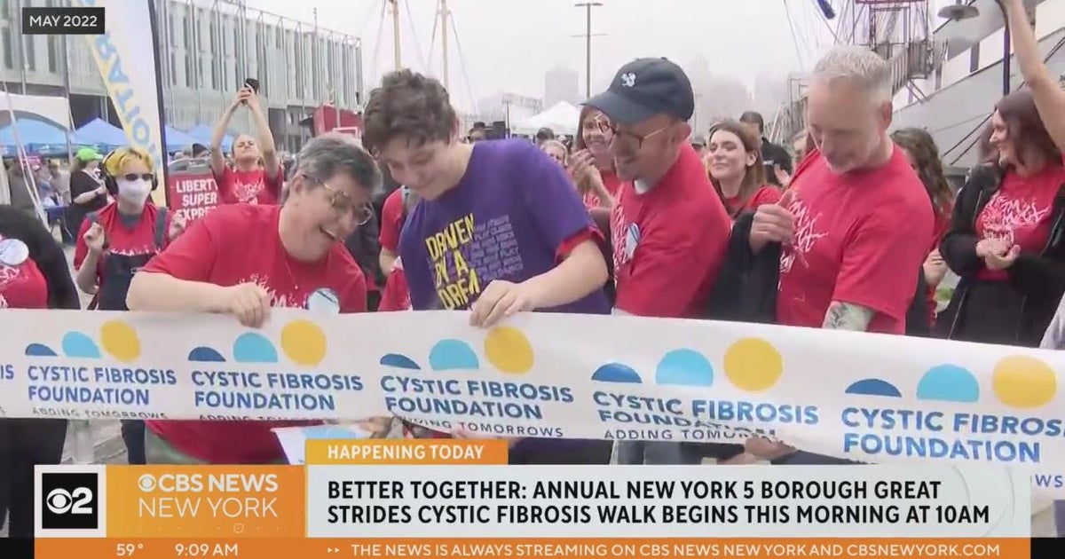 Great Strides Walk for Cystic Fibrosis Foundation on Saturday CBS New