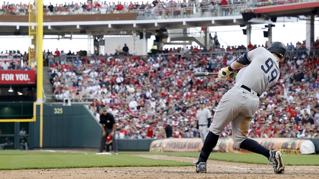 Anthony Rizzo homers, Aaron Judge gets 4 hits in win vs. Reds
