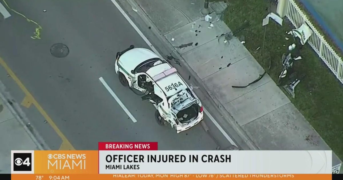 Miami-Dade police officer listed as stable after Miami Lakes crash ...
