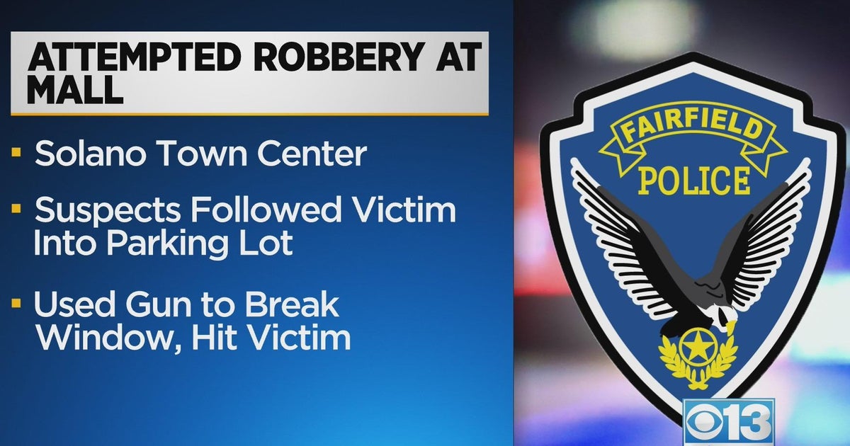 1 injured and 4 arrested in a mall robbery in Fairfield
