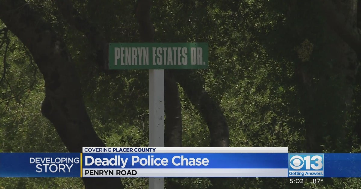 Police chase in Placer County ends with deadly crash