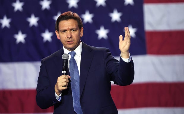 Florida Governor Ron DeSantis Speaks At The Freedom Blueprint In Iowa