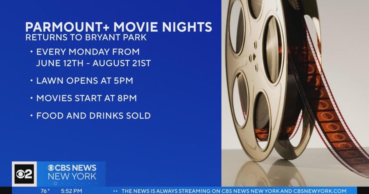 Paramount+ free movie nights returning to Bryant Park CBS New York