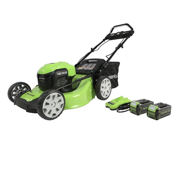 Greenworks 40V 21" Brushless Self-Propelled Lawn Mower 