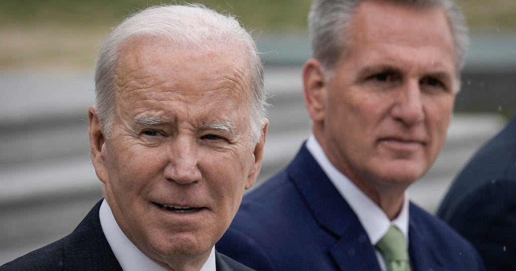 Biden hopes for "evidence" of possible debt ceiling deal by Friday's end