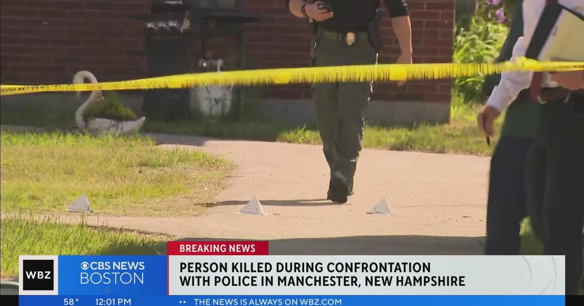 Man killed during confrontation with police in Manchester, New Hampshire