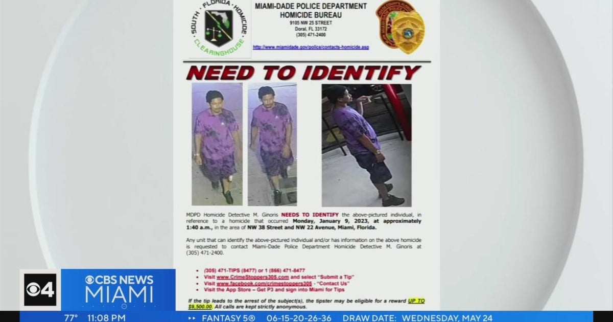 Miami police search for suspect in double murder - CBS Miami