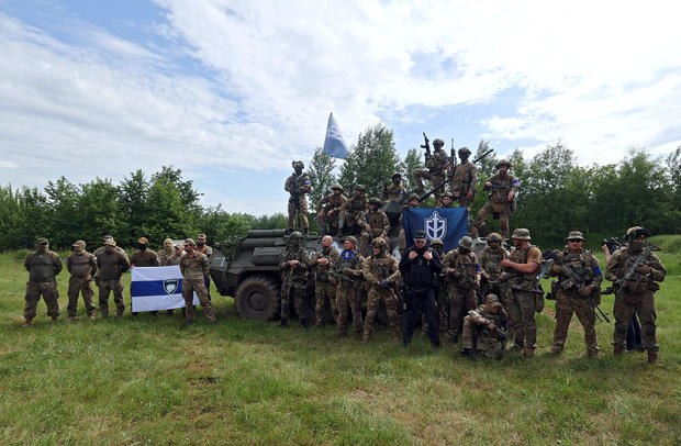 Briefing of Liberty of Russia Legion and Russian Volunteer Corps 
