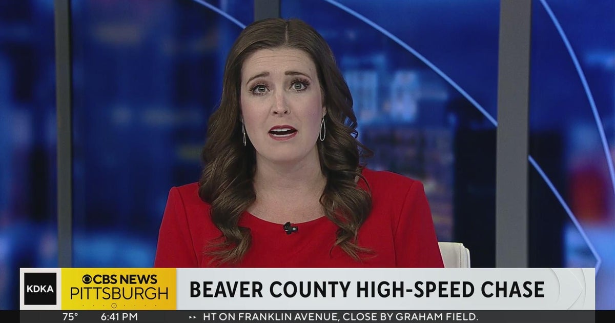 High-speed chase in Beaver County ends with arrest - CBS Pittsburgh