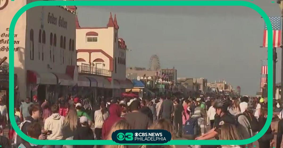 Memorial Day weekend crowds hit the boardwalk in Ocean City, New Jersey