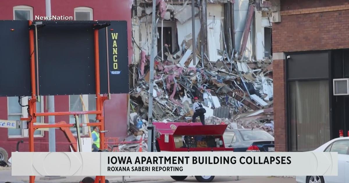 Investigation underway after apartment partially collapses in Iowa