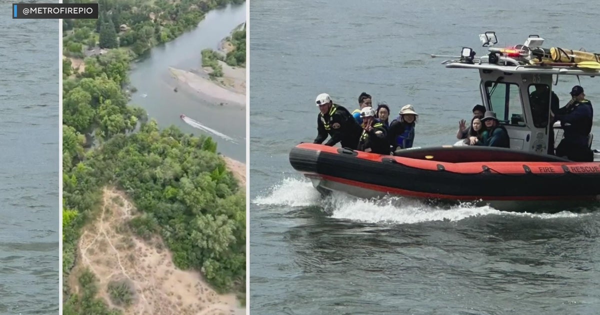 Multiple people rescued from American River in Carmichael