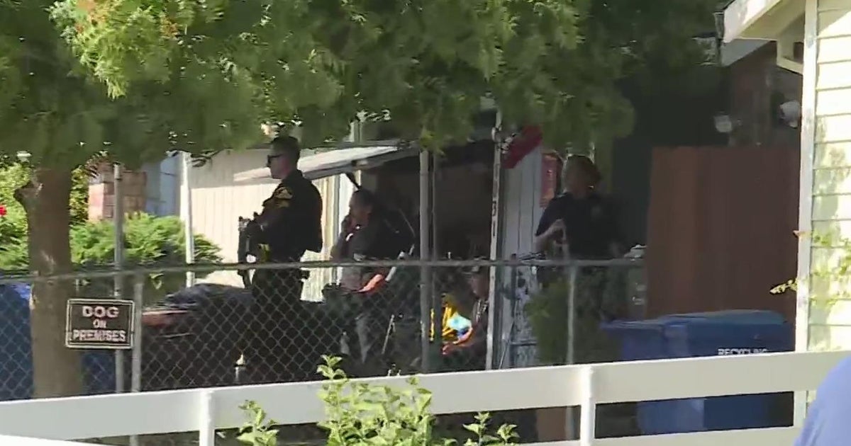 Armed suspect barricaded at south Sacramento residence after chase and crash