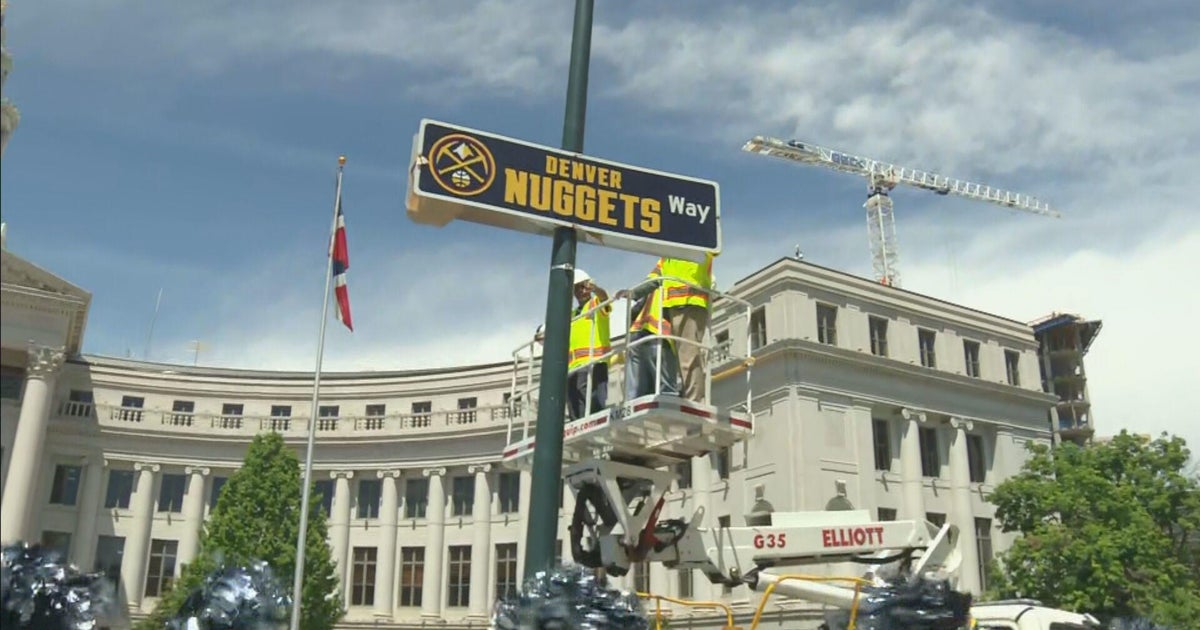 Denver Nuggets Way unveiled as fan fever heats up for NBA Finals - CBS ...