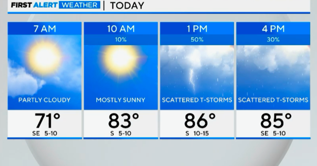 Chicago First Alert Weather: Scattered storms Wednesday afternoon - CBS ...