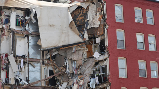 Six-Story Apartment Building Partially Collapses In Davenport, Iowa 