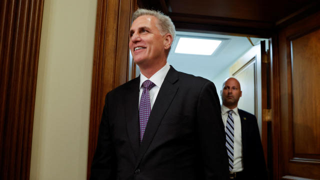 U.S. House Speaker Kevin McCarthy (R-CA) holds a press conference in Washington 
