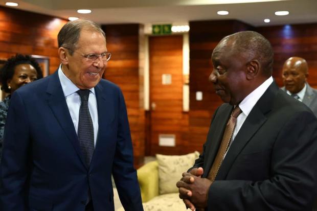 Russian Foreign Minister Sergei Lavrov visits South Africa 