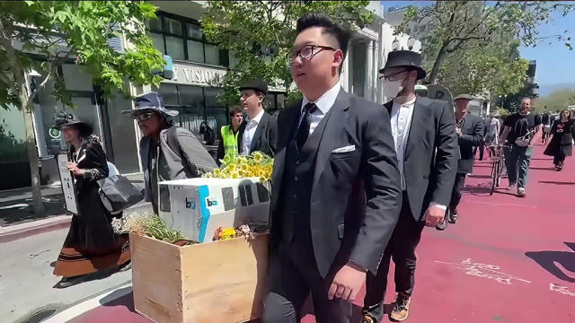 BART 'Funeral' Demonstrators 