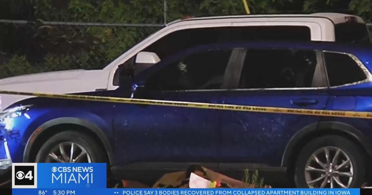 Man killed, woman injured in Opalocka driveby shooting CBS Miami