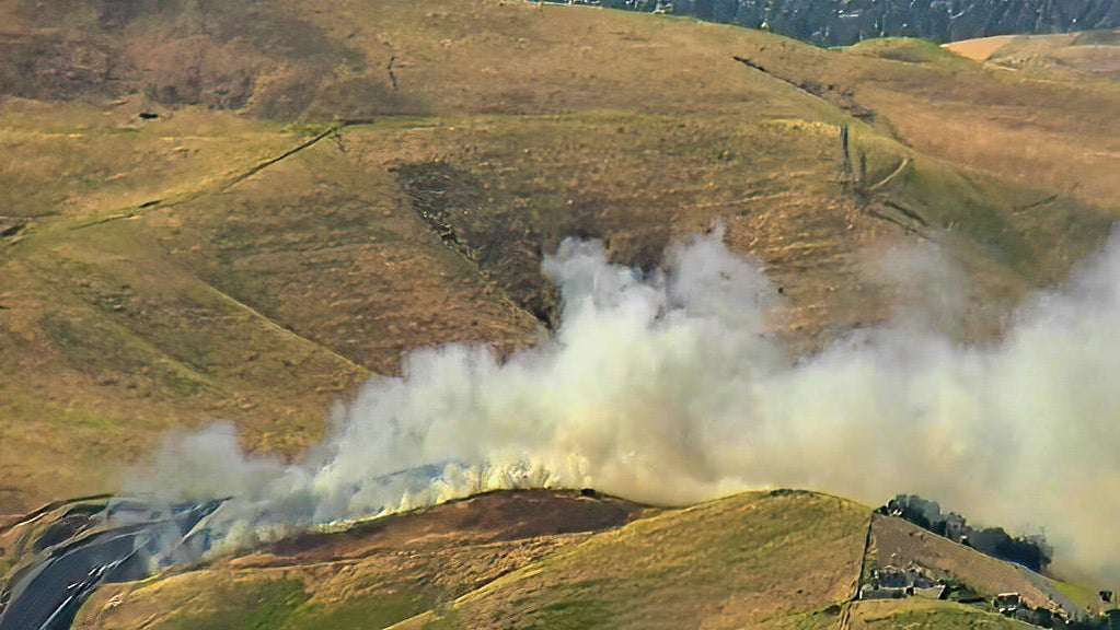Crews mop up 7-acre grass fire in Contra Costa County - CBS San Francisco