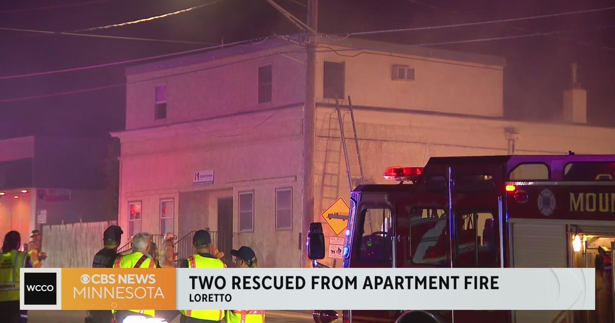2 rescued from apartment building fire in Loretto CBS Minnesota