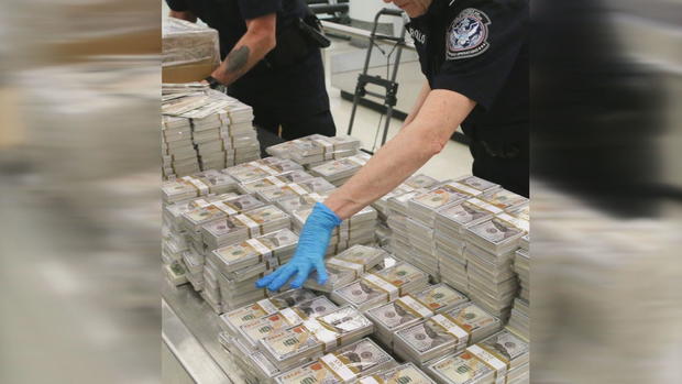 counterfeit money seized at Philadelphia International Airport 
