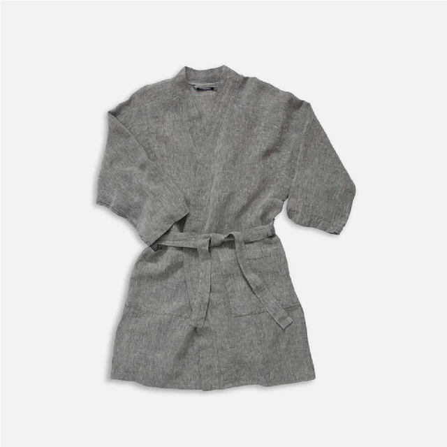 brooklinen linen robe 
