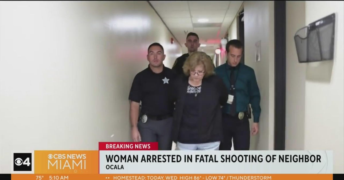 Woman charged in deadly shooting of neighbor in Ocala - CBS Miami