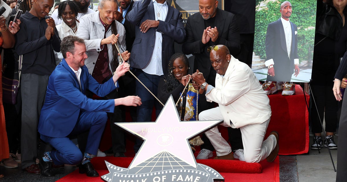 Tupac Shakur honored with posthumous star on Hollywood Walk of