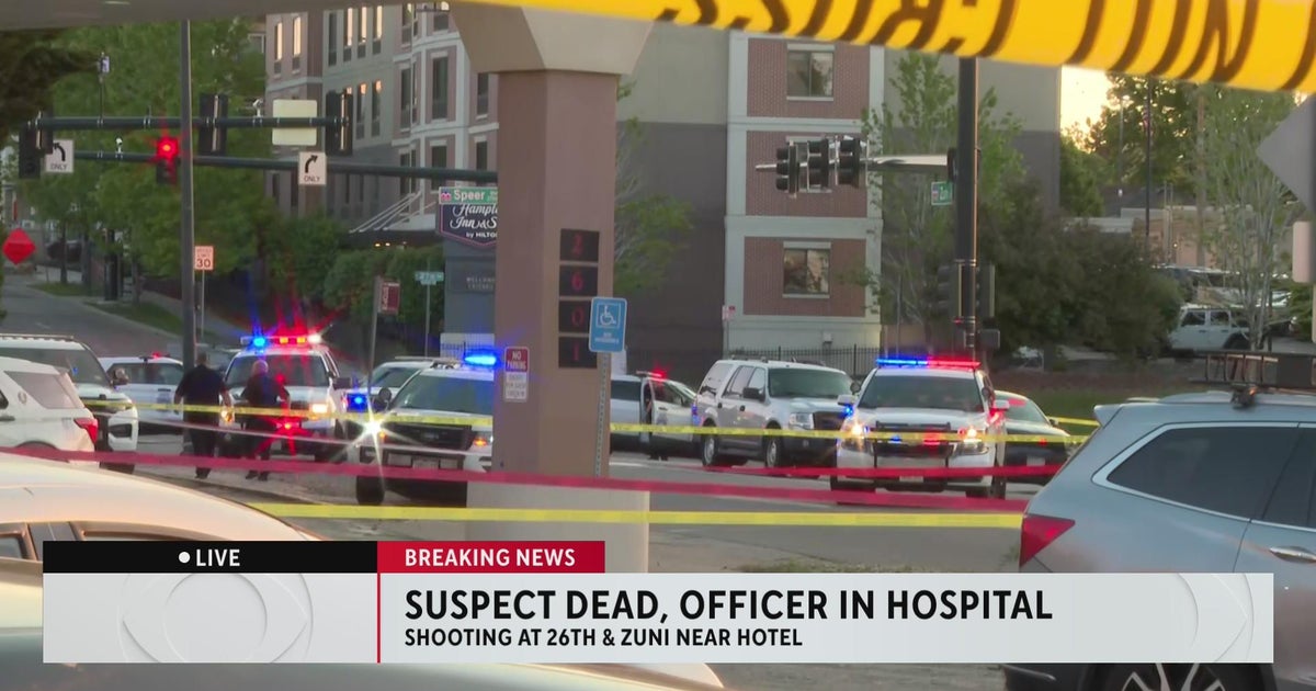 Denver police say an officer is hospitalized, suspect dead in Wednesday ...